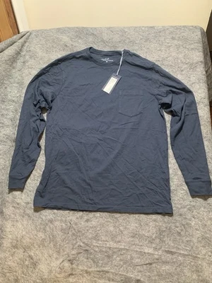 Vineyard Vines Men's Long Sleeve Pocket T-Shirt Blue Blazer Size Medium NEW NWT Foto 1 de 4