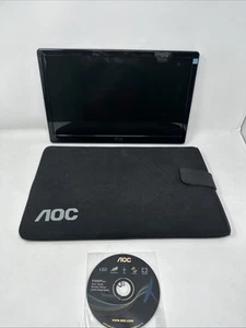 AOC 15.6 Inch Portable Monitor E1659FWU FHD 1366x768 60Hz USB 3.0 No USB Cable - Picture 1 of 5