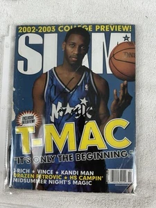 TRACY MCGRADY SIGNED SLAM MAGAZINE ORLANDO MAGIC BASKETBALL TMAC - Picture 1 of 2