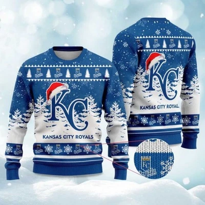 2025 Royals Snowflakes Christmas Ugly Sweater - Christmas Gift For Men, Women - Image 1 of 4