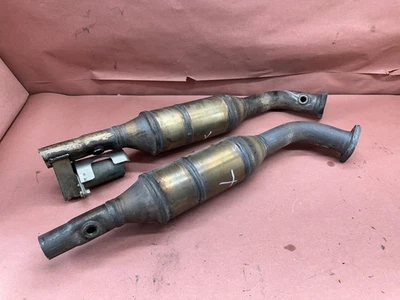 BMW E53 X5 4.4L M62 Front Exhaust Pipe Muffler Assembly Pair OEM 70K Miles - Image 1 of 4