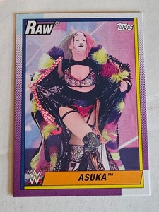 Asuka - 2021 Topps Heritage WWE Base Card - Picture 1 of 2