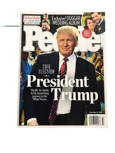 This Lot Is For (1) PEOPLE Magazine November 21, 2016 President Trump On Cover - Bild 1 von 6