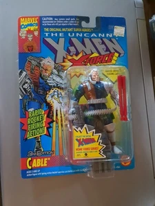 Marvel The Uncanny X-Men X-Force Cable 3a Edizione Action Figure Toy Biz 1993 - Foto 1 di 2