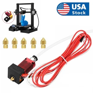 Kit de boquilla de extremo caliente calentador extrusora impresora 3D 6 en 1 para Creality Ender-3/3 PRO/5 - Imagen 1 de 7