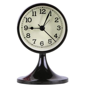 3" Round Alarm Clock Quartz Analog Silent Non-Ticking Desk Clock for Bedroom - Picture 1 of 7