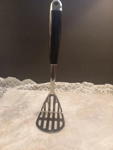 Michael Graves Slotted Spatula/Flipper Right Angeled MCM Handle & Stainless EUC - Picture 1 of 6