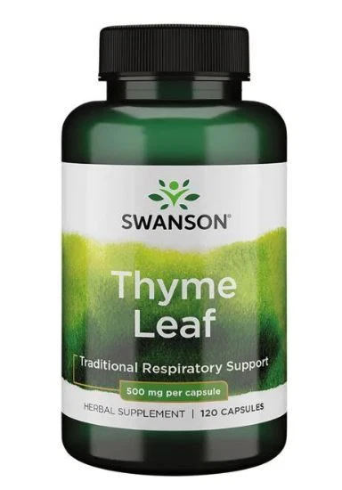 Swanson Premium - Thymianblatt 500 mg 120 Kapseln
