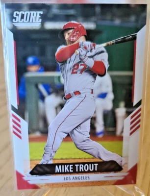 Mike Trout 2021 Panini Chronicles Score Los Angeles Angels - Image 1 of 2