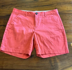 Dockers Chino Shorts Women's Size 8  With 5.5" Inseam Coral - Picture 1 of 10