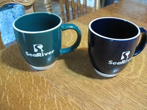 2er Set Kaffeetassen SEARIVER MARITIME TANKERS (EXXONMOBILE) Werbung - Bild 1 von 8