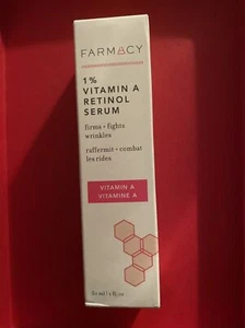 Farmacy 1% Vitamin A Retinol Face Serum Anti Wrinkle Aging New in Box USA - Picture 1 of 4