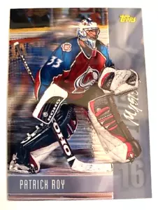 Patrick Roy Colorado Avalanche 1998-99 Topps Mystery feinstes SILBER parallel #M16 - Bild 1 von 3