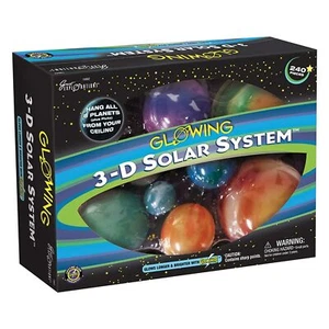 Great Explorations | 3-D Solar System Glow In The Dark Ceiling Hanging Kit 3D... - Picture 1 of 6
