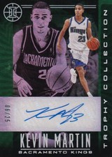 Kevin Martin 2019-20 Panini Illusions Trophy Collection Auto /25 #TC-KMT Kings