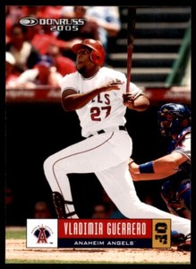 2005 Donruss #84 Vladimir Guerrero Anaheim Angels