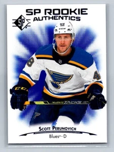 2021 SP #115 Scott Perunovich RA St. Louis Blues - Picture 1 of 2