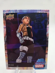 2024 Upper Deck - Women of Marvel - Quake #74 Blue Fx - Picture 1 of 2