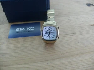Seiko Premier chronograph sapphire crystal alarm watch - Picture 1 of 3