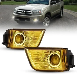 Fog Lights for 2003-2005 Toyota 4Runner Yellow Projector Driving Lamps Bulbs - Picture 1 of 3