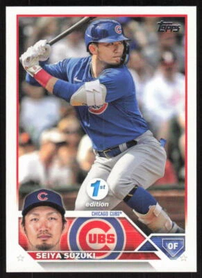 2023 Topps 1st Edition #183 Seiya Suzuki Chicago Cubs - Image 1 of 2