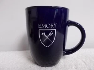 Emory University Charter Week Blue & White Ceramic Coffee Tea Cup Mug - Picture 1 of 6