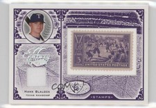 2005 Leaf Century Collection Stamps Centennial Materials /39 Hank Blalock #S-26