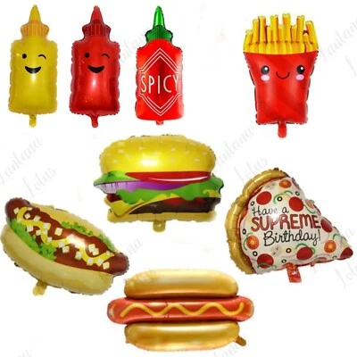 Food ~ Snack ~ Sauce Foil Balloon Birthday Party Decoration Decor Celebration