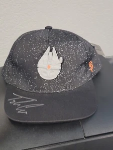 SF Giants Star Wars Day 2018 Millennium Falcon Gorra Sombrero Snapback MLB Autografiado - Imagen 1 de 6