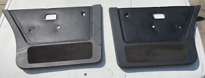 Tarjetas de panel de puerta trasera BMW E28 Schwartz, par 535is 524 533i 528e 1983-88 M20 M30 Foto 1 de 4