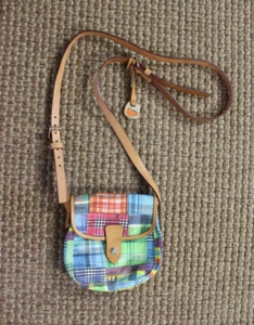 Bolso Bandolera Pequeño Dooney & Bourke Patchwork Hormiga Picnic Madrás Cuadros - Imagen 1 de 6