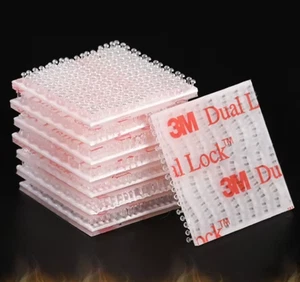 10 x ALMOHADILLAS TRANSPARENTES 3M DOBLE BLOQUEO, cinta autoadhesiva SJ3560 RESISTENTE, 25mm x 25mm - Imagen 1 de 5