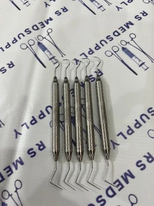 Hu-Friedy XP23/W6 Expro doppia estremità #23/W #6 manico Dental Explorer lotto di 5 pezzi - Foto 1 di 4