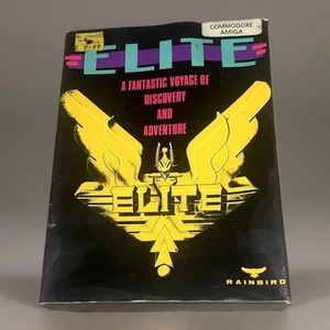 Elite Amiga Game Inc Manual Box Firebird Rainbird - Tested Working - Picture 1 of 6
