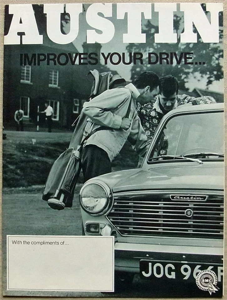 Folleto de ventas Austin Mini Mk II COOPER berlina Countryman en rango 1968 #2446 Foto 1 de 3