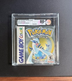 Pokemon Silver Version GBC Sealed Graded VGA 80+ NM