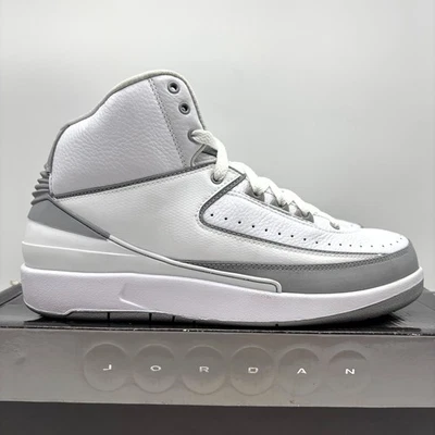 Air Jordan 2 Retro Plata Aniversario Blanco Zapatos Atléticos EE. UU. 8 Para hombres 385475-101 Foto 1 de 4