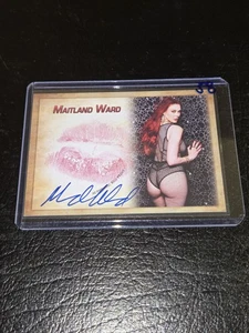 Maitland Ward Autograph Signed Kiss Card Collectors Expo Model #58 - Picture 1 of 2
