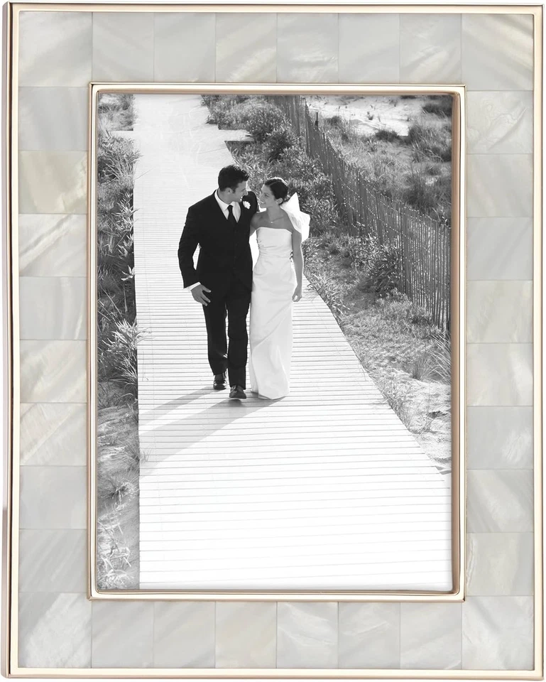 Marco Reed & Barton Madreperla Oro Rosa, 4" x 6" Nuevo en caja Foto 1 de 1