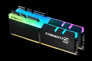G.Skill compatible Trident Z RGB für AMD, DDR4-3200, CL16-16 GB Dual-Kit, schwar - Picture 1 of 4