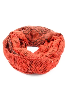 ASOS Bufanda tubo Mujeres Bufanda naranja claro-negro look casual - Imagen 1 de 4