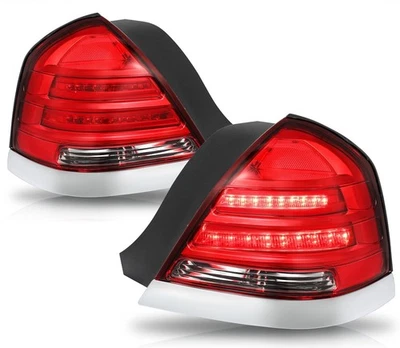 For 1998-2011 Ford Crown Victoria LED Rear Tail Lights Assembly Lamps Left+Right - Image 1 of 4