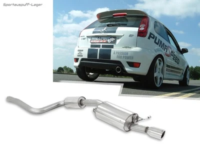 Milltek Edelstahl Sportauspuff-Komplettanlage ab Kat Ford Fiesta ST150 Mk6 - Bild 1 von 3