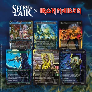 PSL MTG Magic the Gathering Secret Lair x Iron Maiden Album Art Non-Foil  - Picture 1 of 7