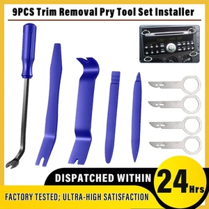 Auto Trim Pry Removal Release Tool w/ Key Remover Set For Audi Mercedes Ford VW - Picture 1 of 12