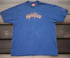 Spitfire Wheels Logo T Shirt Men's XL Y2K Skater BURN FAST Vintage Spellout 🔥 - Picture 1 of 9