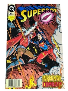 Superboy #3 DC Comics abril 1994 “¡Combate infernal!” Kessel Grummett Hazlewood - Imagen 1 de 7