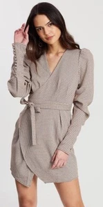 Mossman The Check Mate Mini Dress Size 12 Bnwt - Picture 1 of 7