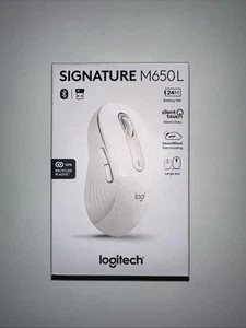 Logitech SIgnature M650 L Wireless Mouse - Off-White - Zdjęcie 1 z 6