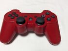 PlayStation 3 Oem Deep Red Dualshock 3 Controller Cechzc2j A2 Tested Mint
